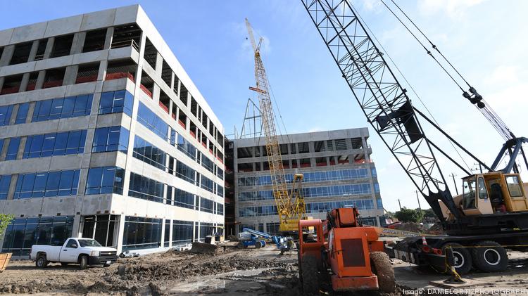 Cemex will move its U.S. headquarters into the 10100 Katy Freeway building, which topped out on June 14.