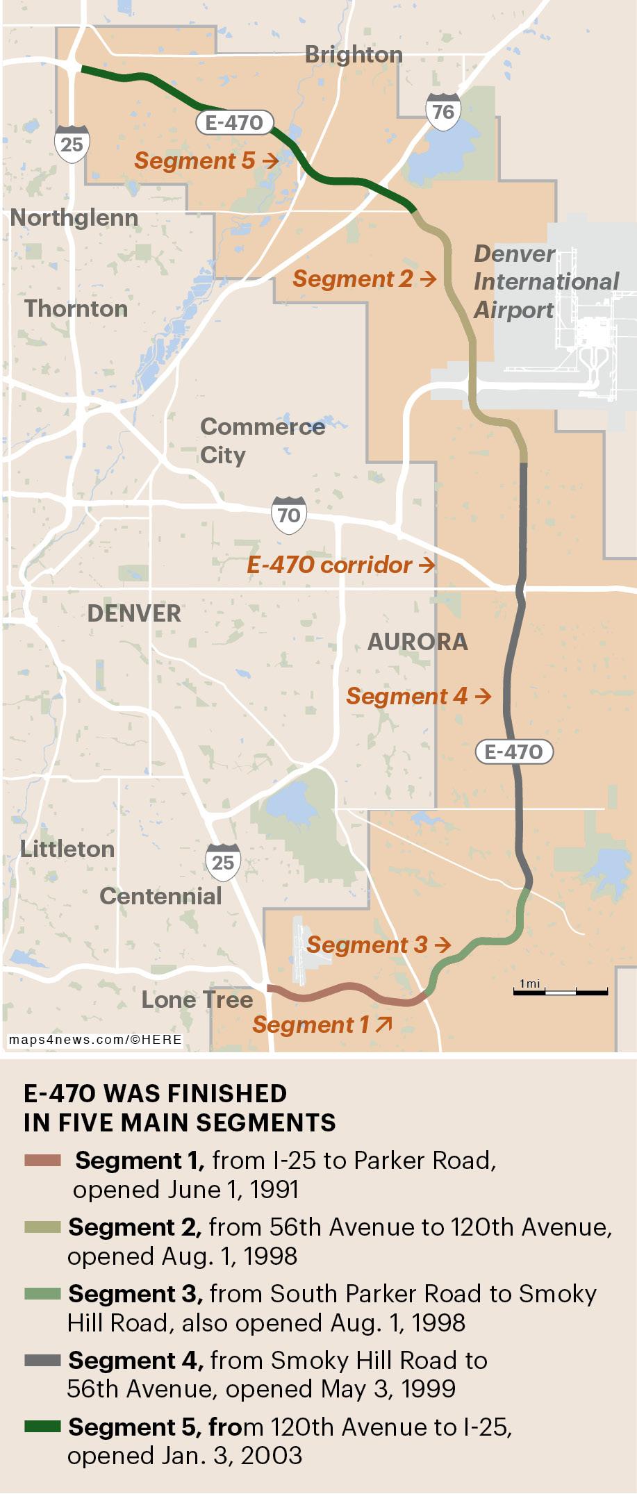 E470 Toll Plaza Map Metro Denver's E-470: From Slow Start To Success - Denver Business Journal