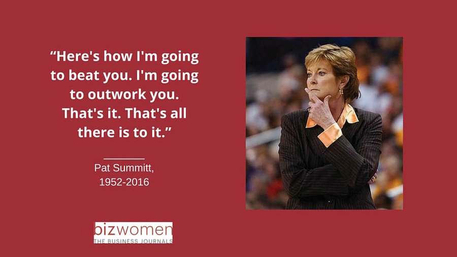Pat Summitt Inspirational Quotes Pat Summitt