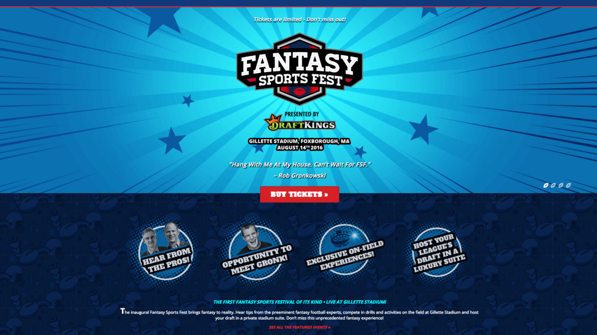 Don't Miss Out the latest information of Daily Fantasy Sports