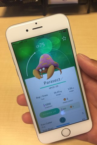 Download Pokemon Go from the app store