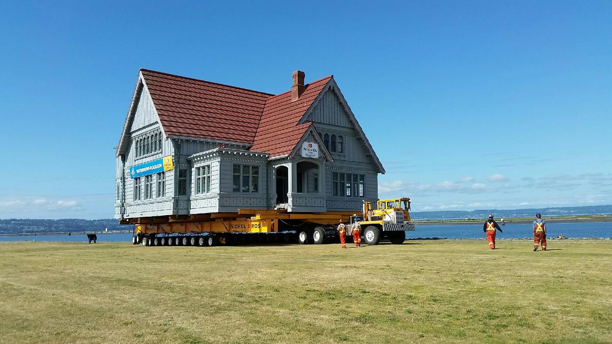 They just moved 350 tons of Weyerhaeuser history in Everett Puget
