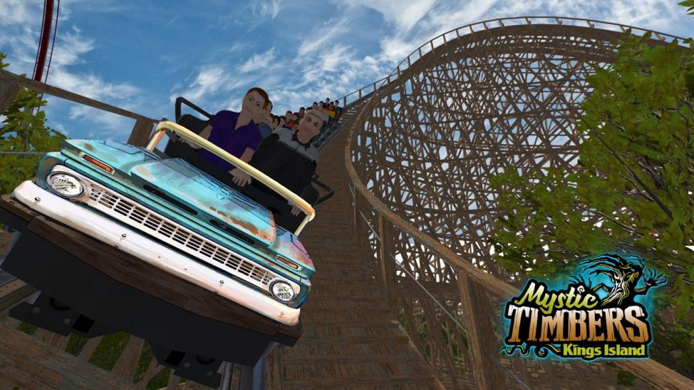 Kings Island unveils new roller coaster Mystic Timbers - Cincinnati