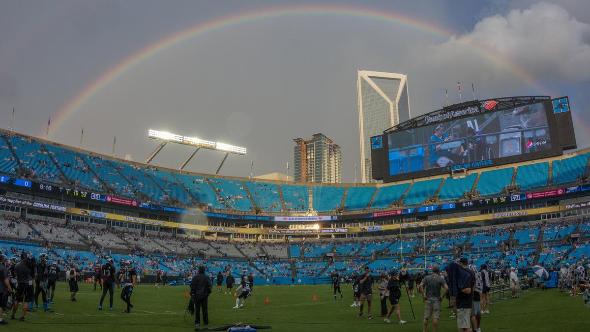 carolina panthers rain gear