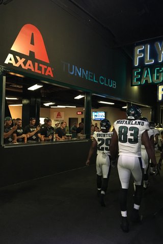 Philadelphia Eagles add new stadium seating area, 'Axalta Tunnel Club' -  Philadelphia Business Journal