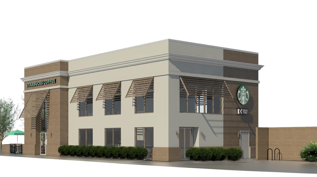 Two-story Starbucks under construction in SouthPark - Charlotte