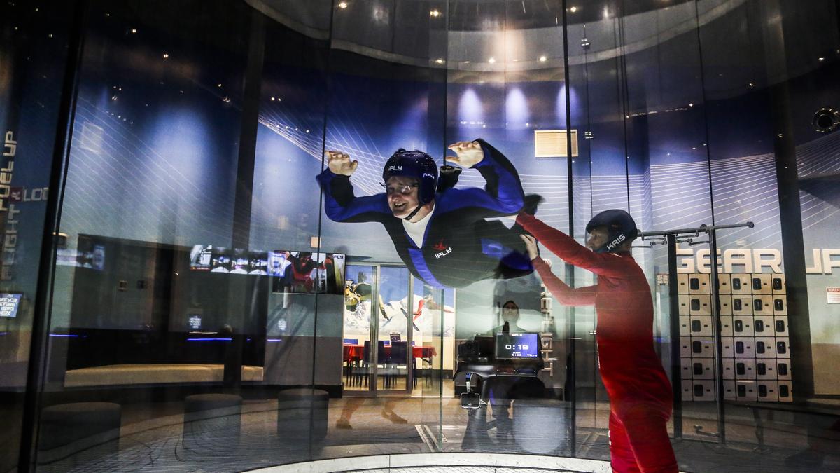 iFly indoor skydiving opens in White Marsh — and this BBJ reporter