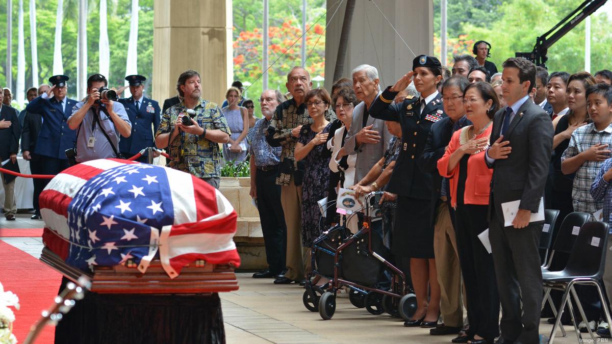 Body of late U.S. Rep. Mark Takai lies in state in Hawaii Capitol