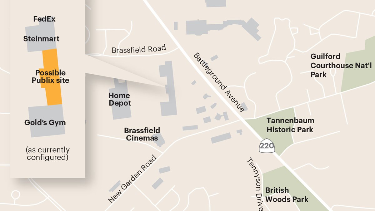 Sources Shopping center plan could bring first Publix supermarket to