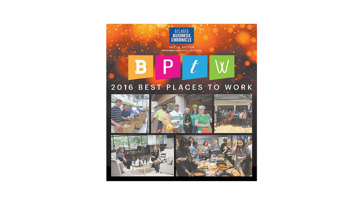 The 2016 Best Places To Work winners and their stories Atlanta