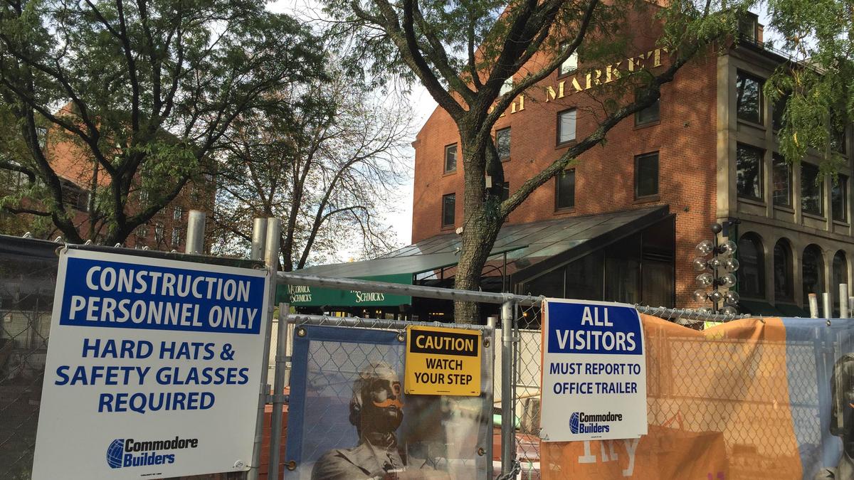 Faneuil Hall merchants claim construction is costing them customers