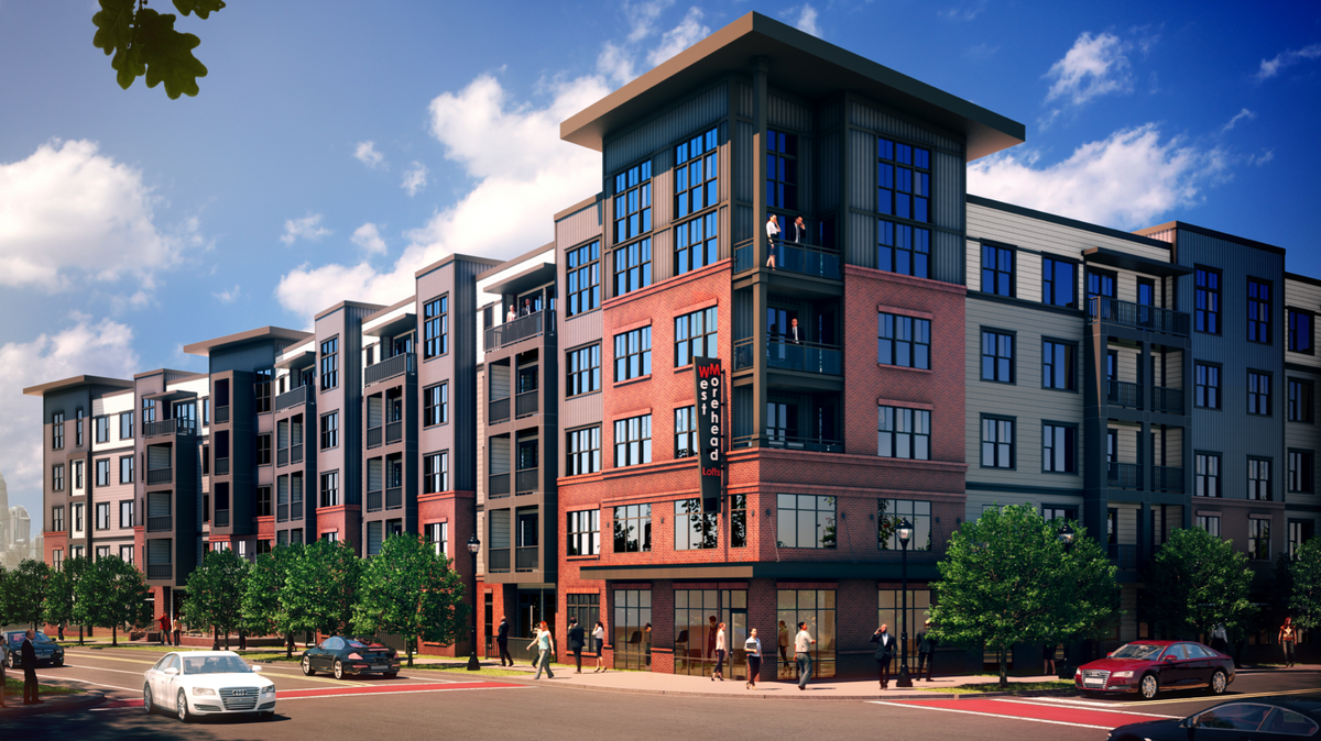 permits apartments heading to west morehead site charlotte business journal
