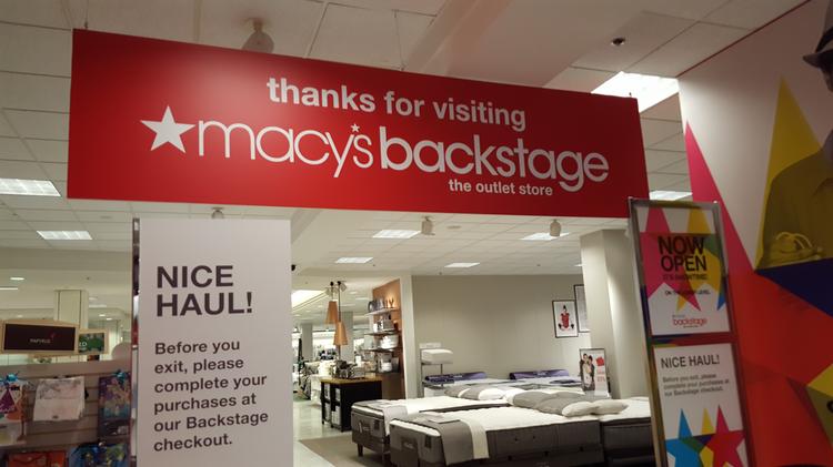 Macy's is expanding its Backstage off-price concept.