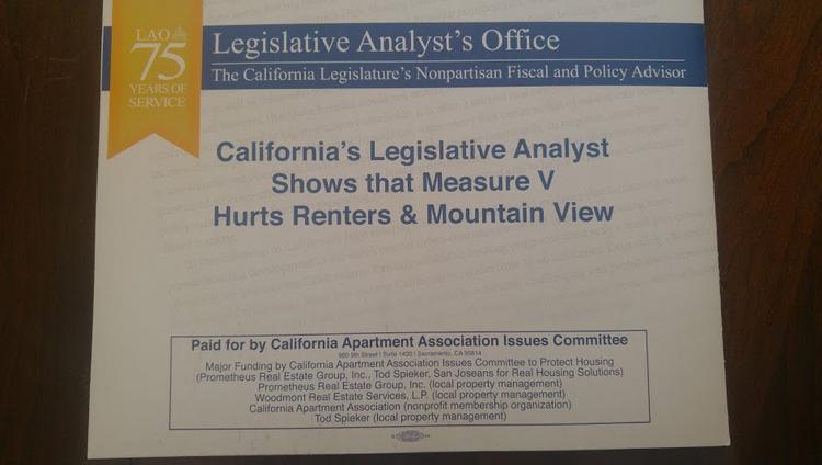Complaint Against Mountain View Anti Control Mailer Rejected By