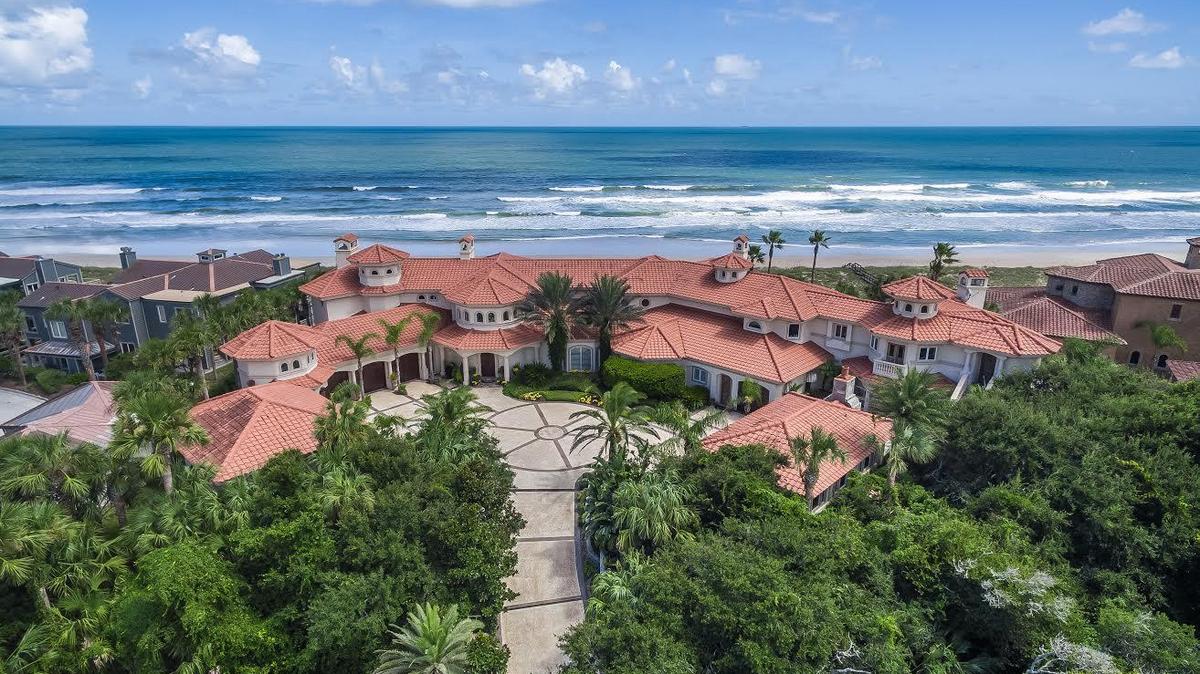 Oceanfront Ponte Vedra mansion for sale for 10.2 million