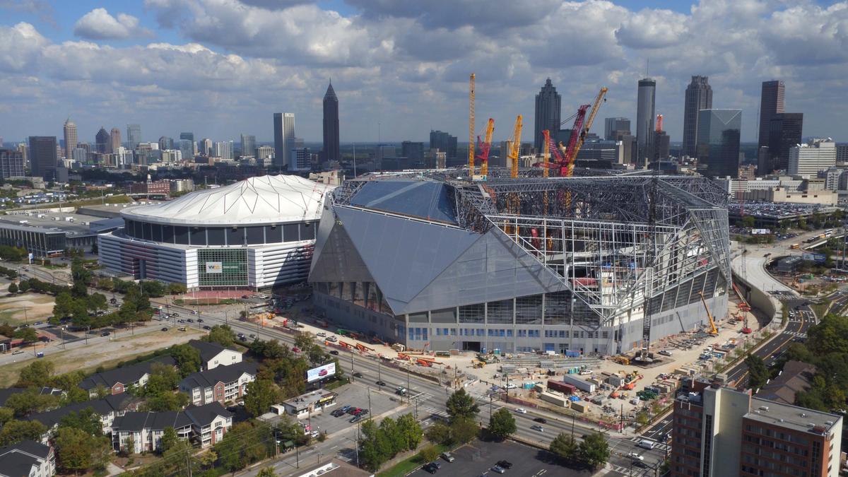 MercedesBenz Stadium on schedule to open on time