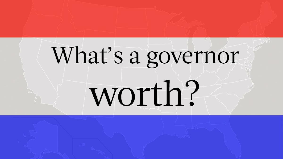 U.S. governors earn how much? It depends on the state, and seemingly