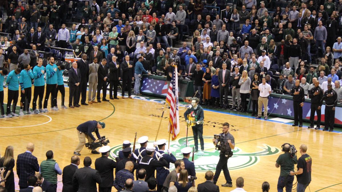 Scenes From The Milwaukee Bucks' Season Opener Which Drew VIP Crowd ...