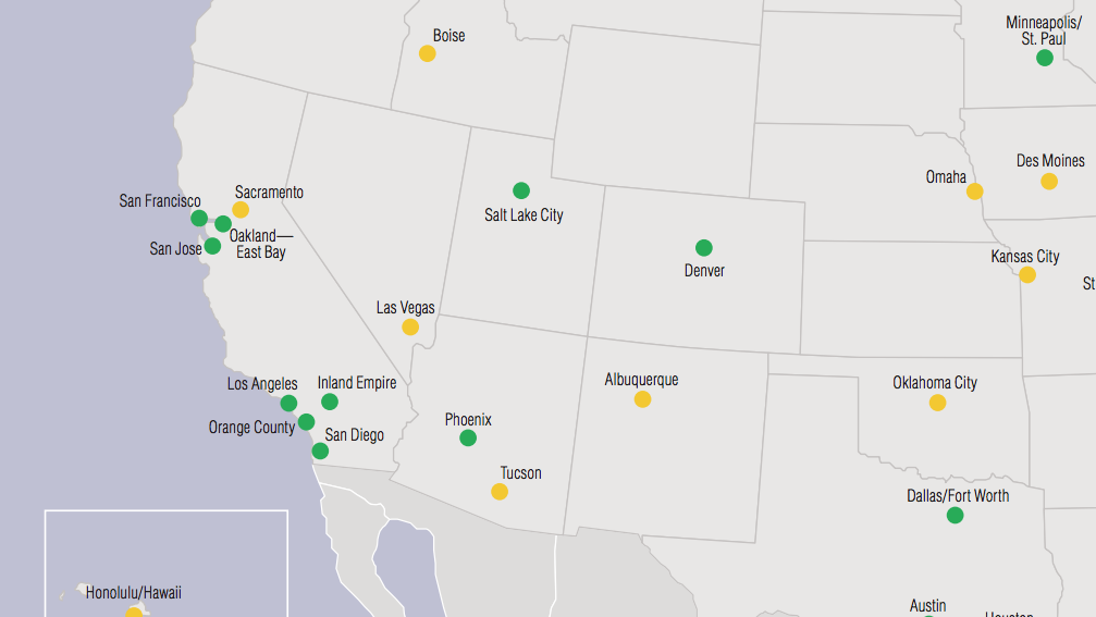 Albuquerque Gets Yellow Dot In Urban Land Institute S Real Estate