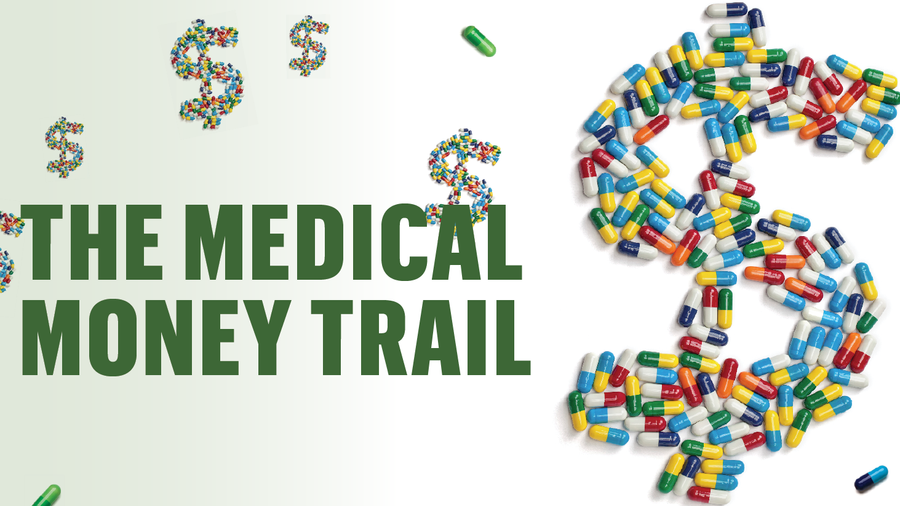 How much do Austin doctors receive from drug and medical device