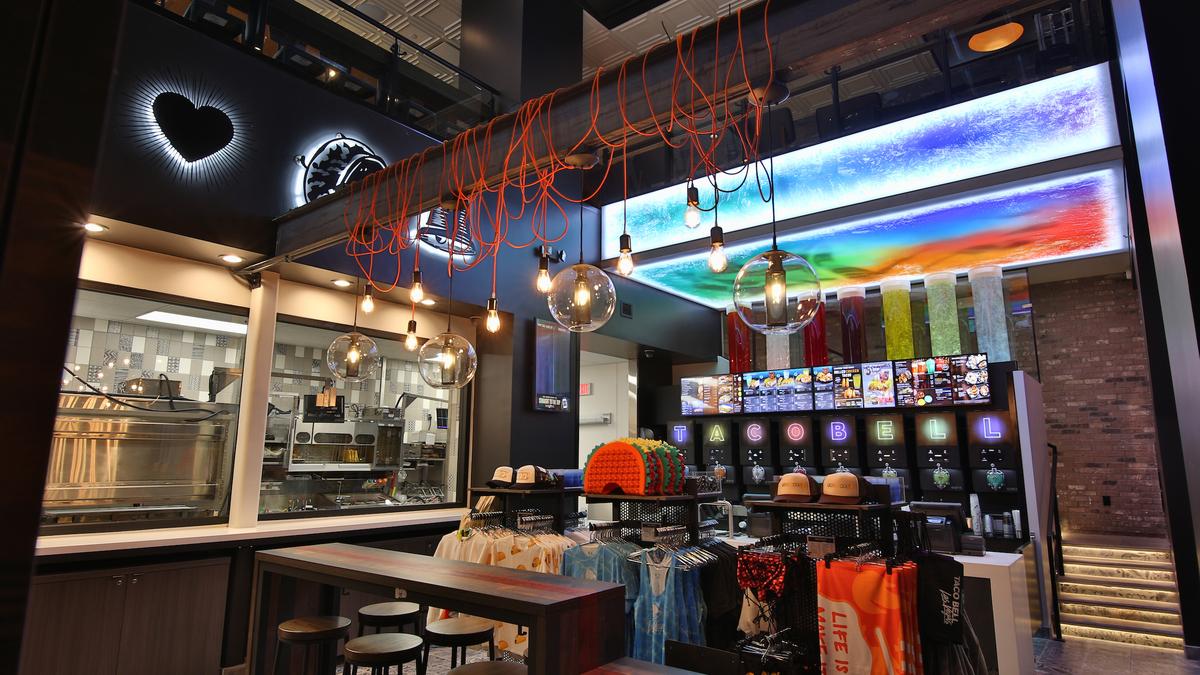 Taco Bell debuts new flagship store, reveals first logo refresh in 25