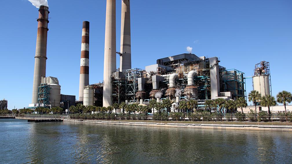 2 chimneys at TECO's Big Bend plant are coming down