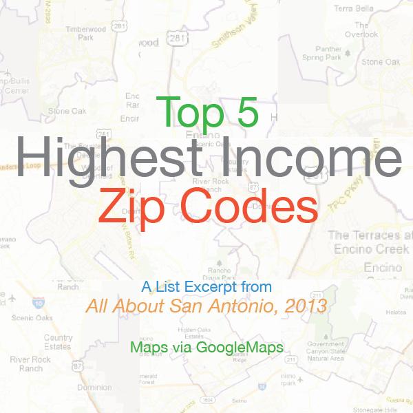 San Antonio’s Zip Codes, slideshow San Antonio