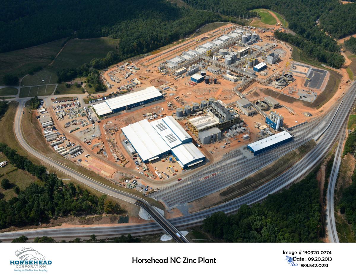 Horsehead Holding plans to open Mooresboro zinc plant this year