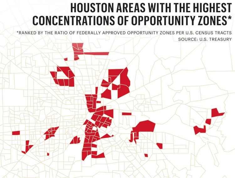 Opportunity Zone Map Dallas Houston-Area Opportunity Zones Offer Huge Potential But See Little Action -  Houston Business Journal