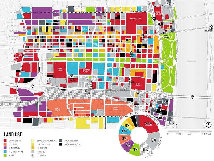 Map Of Downtown St Louis Downtown St. Louis Has Potential, But 'Where Are All The People?' - St.  Louis Business Journal