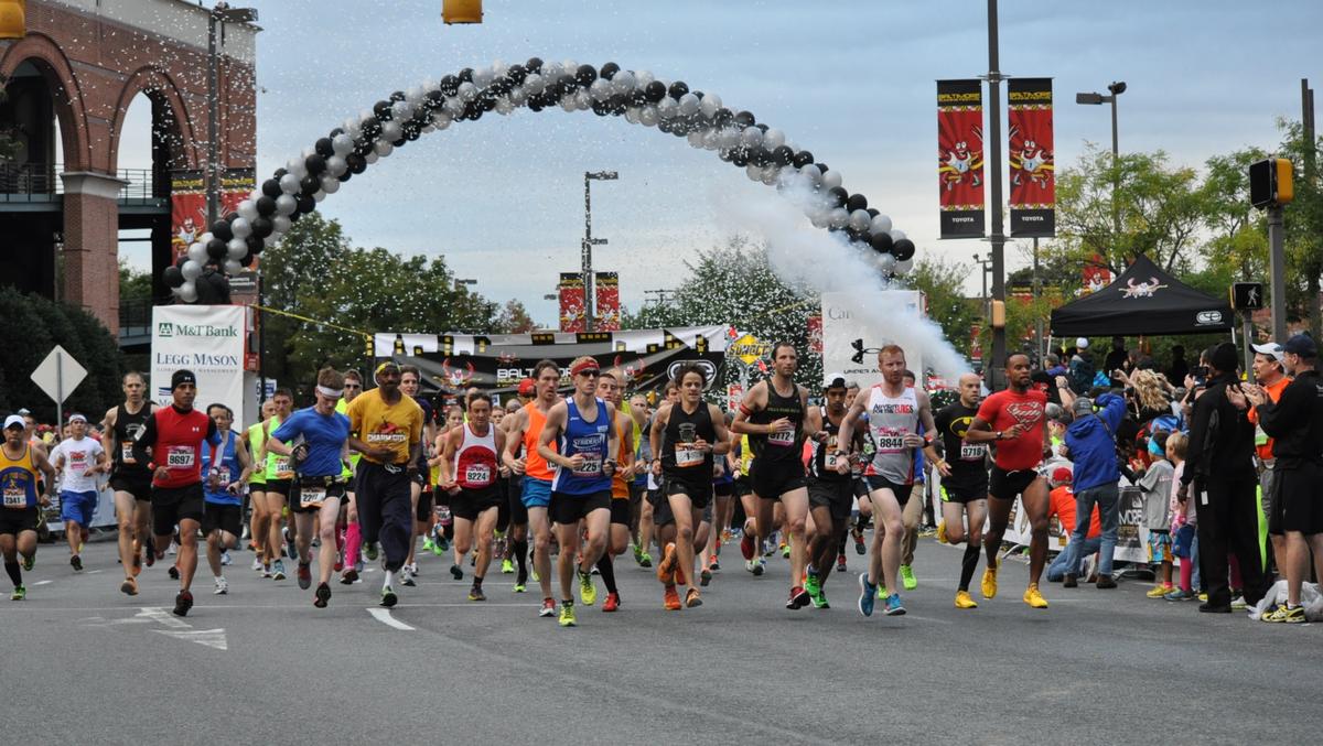Map Where to watch the Baltimore Running Festival (and what roads to