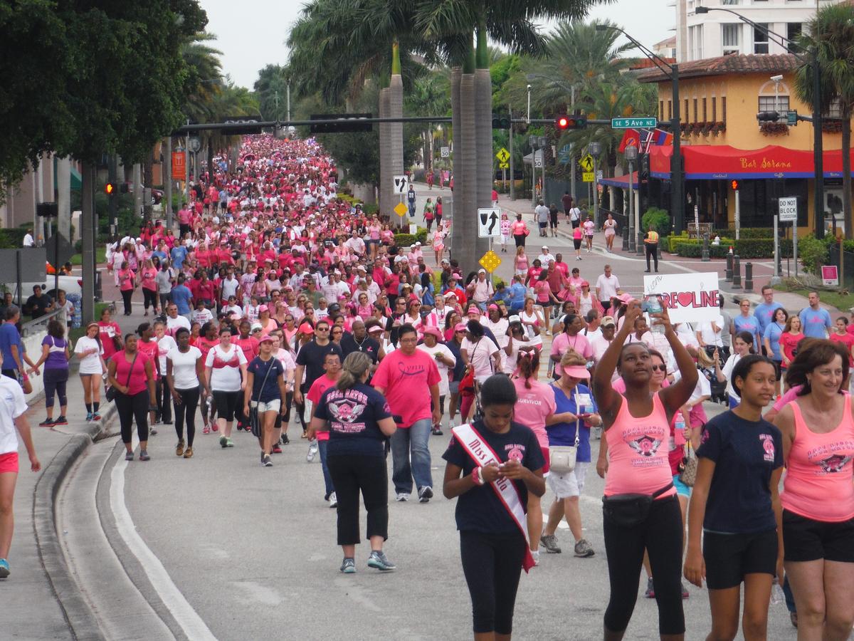Thousands make strides for breast cancer awareness South Florida