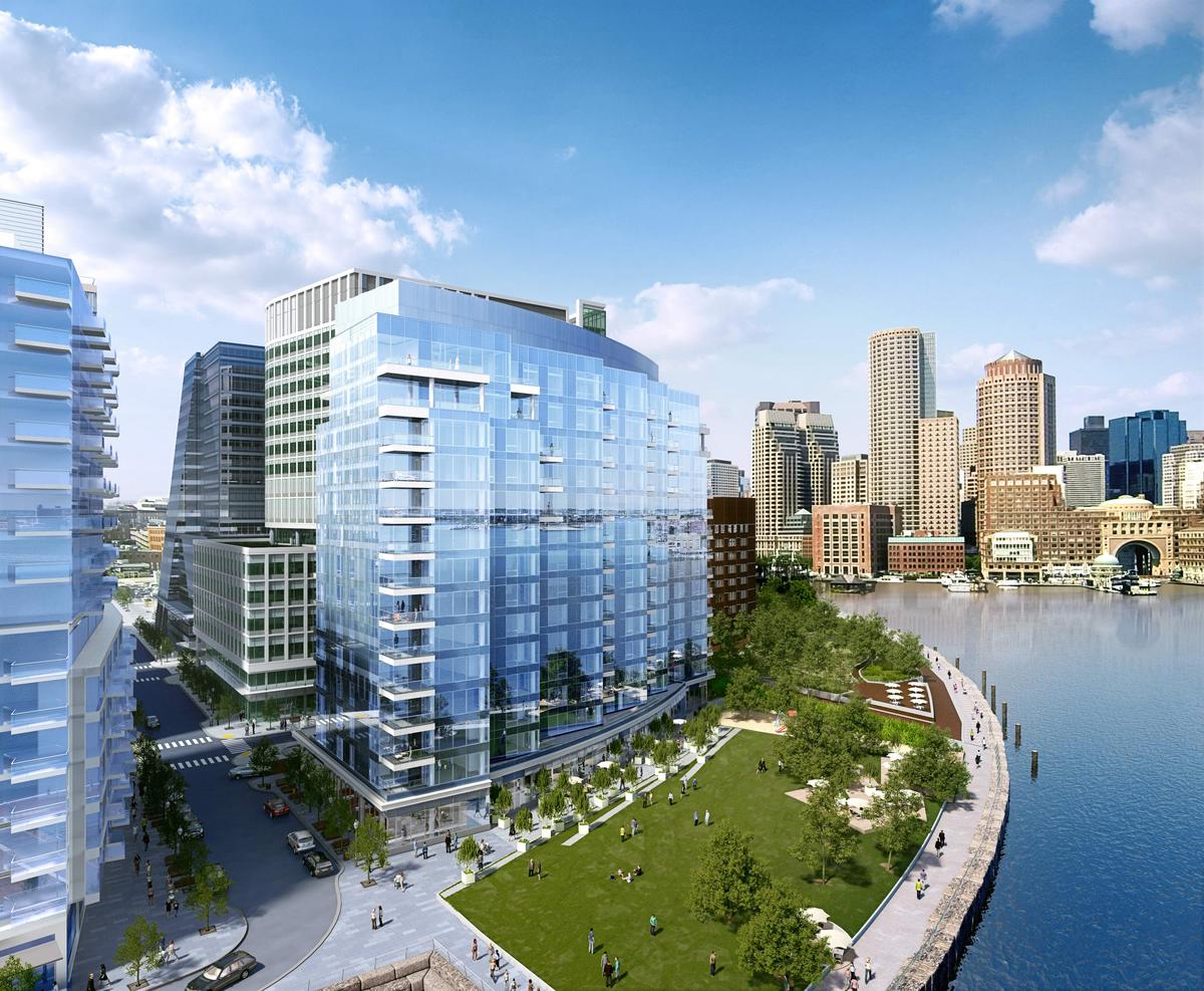 Fallon breaks ground on luxury Seaport condos Boston Business Journal