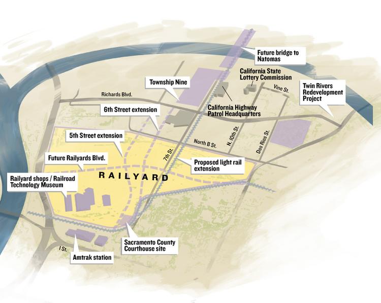 Redefining the Core Railyard and Richards Boulevard Sacramento