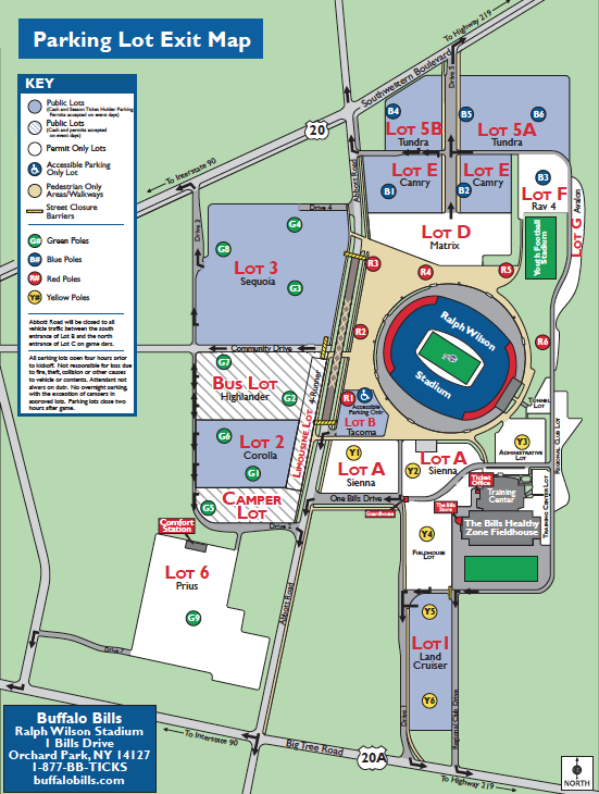 New parking, traffic patterns for Buffalo Bills home games