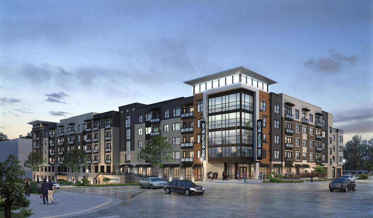 USAA, Cambridge break ground on Charlotte apartment development San