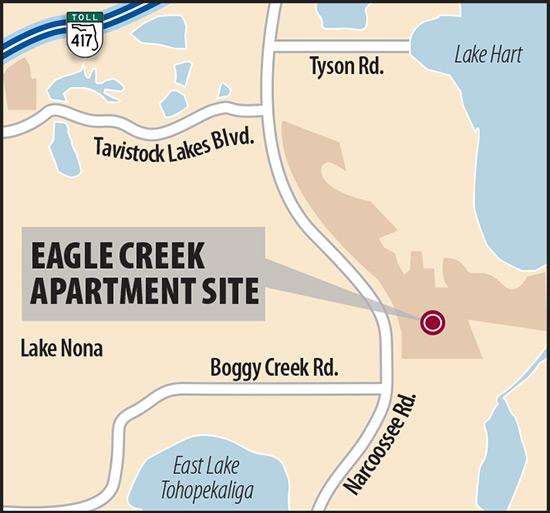 Work starts on new Eagle Creek apartments near Lake Nona's Medical City