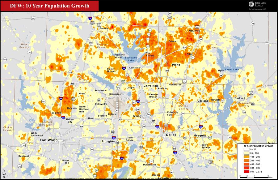 10Year population growth Dallas Business Journal