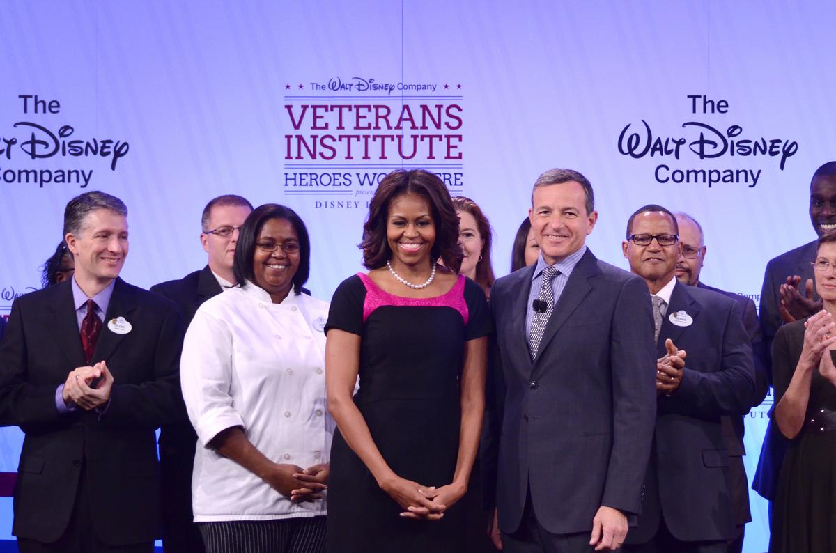 Iger reiterates Disney's plans to hire 1,000 veterans in next two years