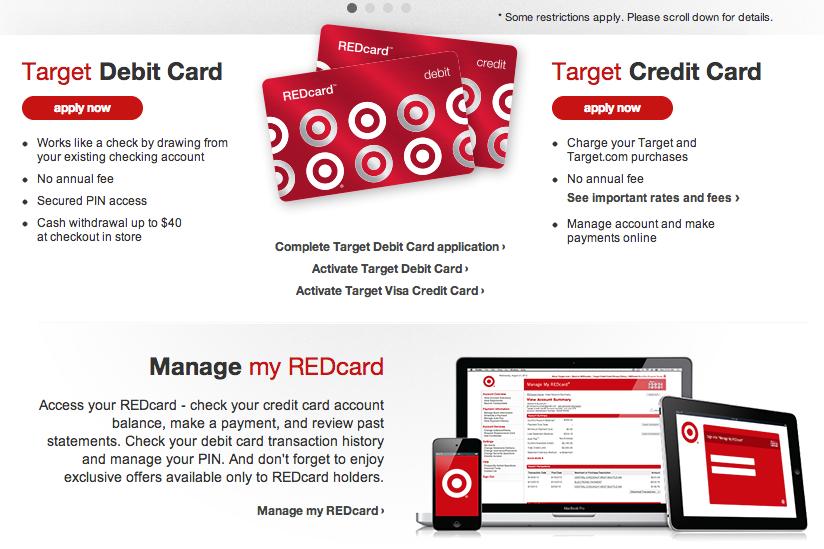 Target's Redcard login site crashes data - Minneapolis / Paul Business Journal