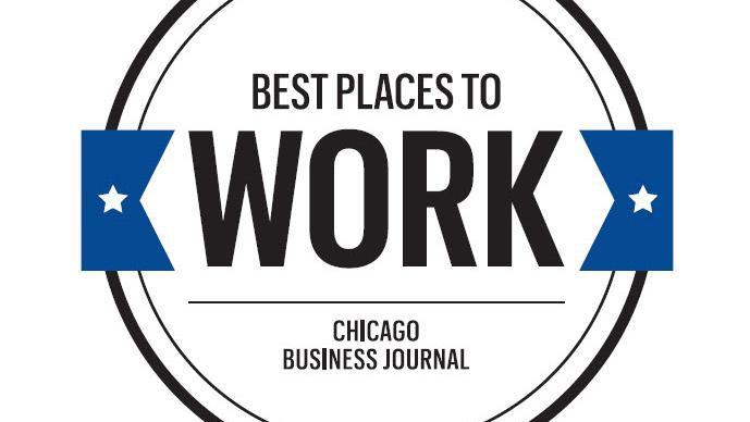 Best Places to Work in Chicago named by Chicago Business Journal using