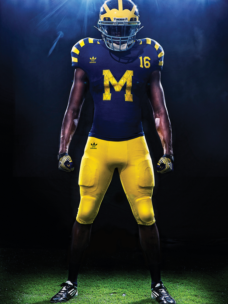 michigan adidas football jersey