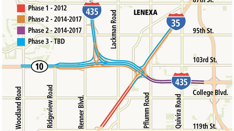 Johnson County Aims Map Kansas Breaks Ground On Johnson County Gateway Interchange Project - Kansas  City Business Journal