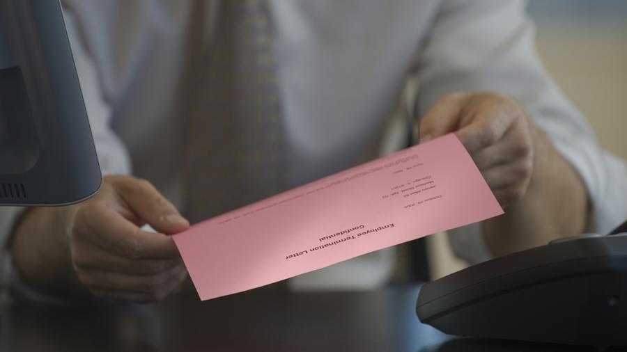 layoff jobs pink slip termination