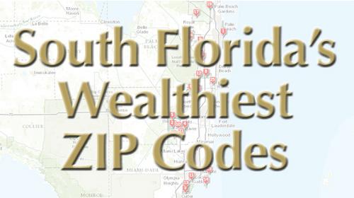 The List South Floridas 25 Wealthiest Zip Codes South Florida Business Journal 8420