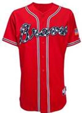 atlanta braves military jersey