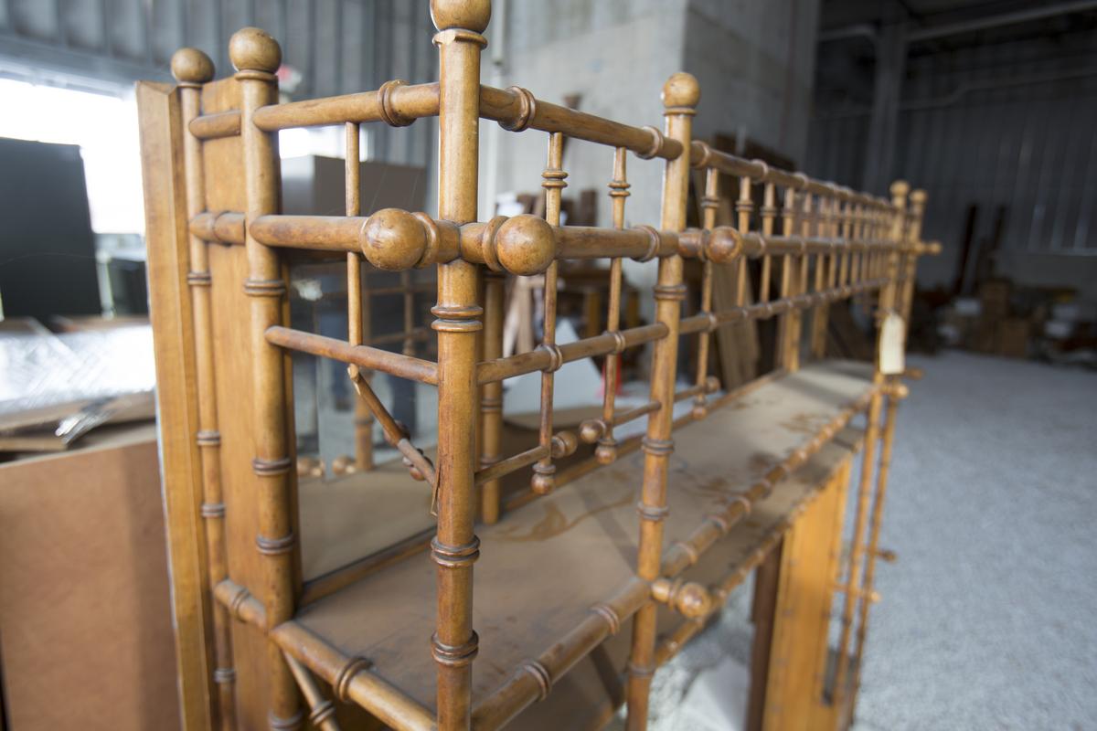 See the bamboo fireplace and other relics in Milwaukee's collection