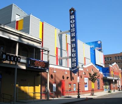 Fenway Park And The House Of Blues Along Landsdowne Street Stock