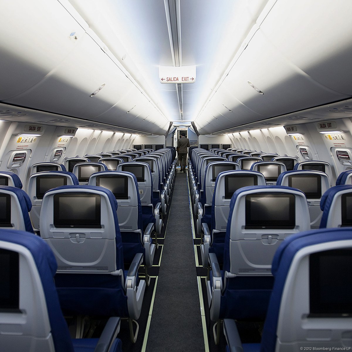American Airlines 767 Interior