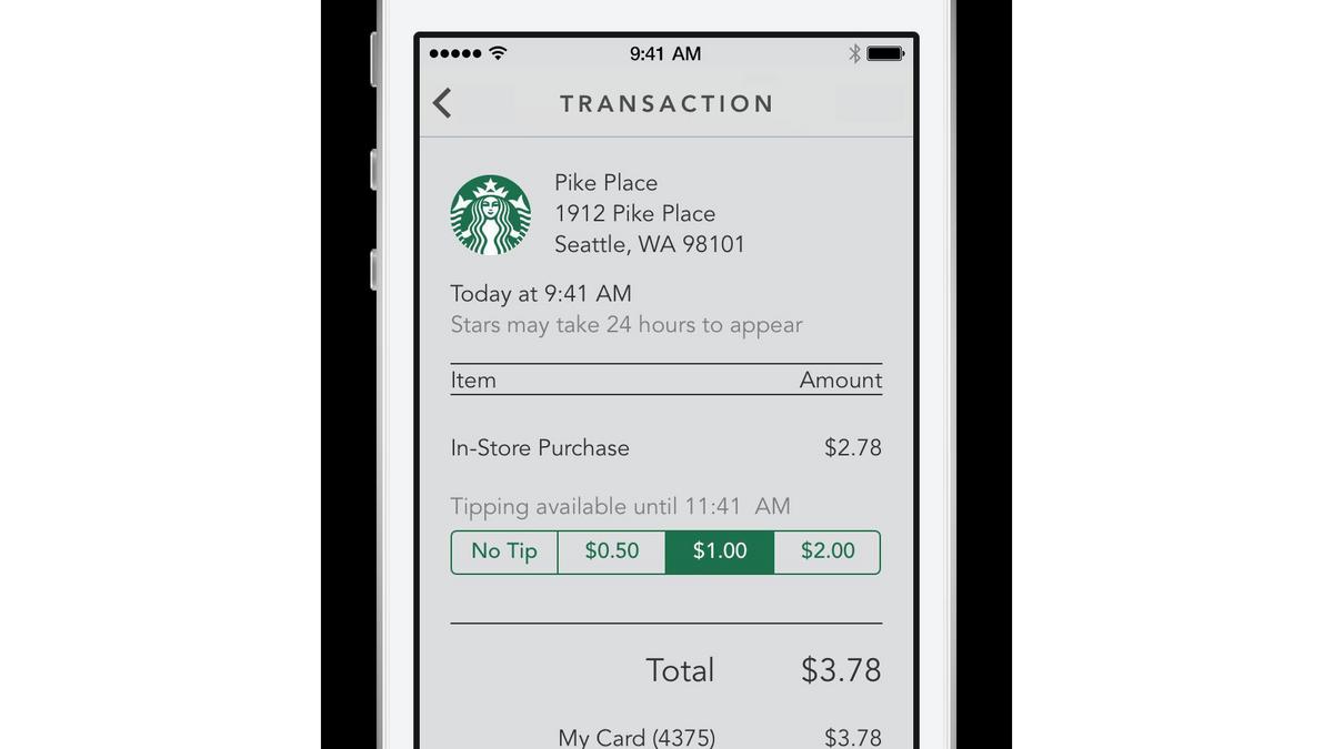 Starbucks introduces app to tip baristas Puget Sound Business Journal